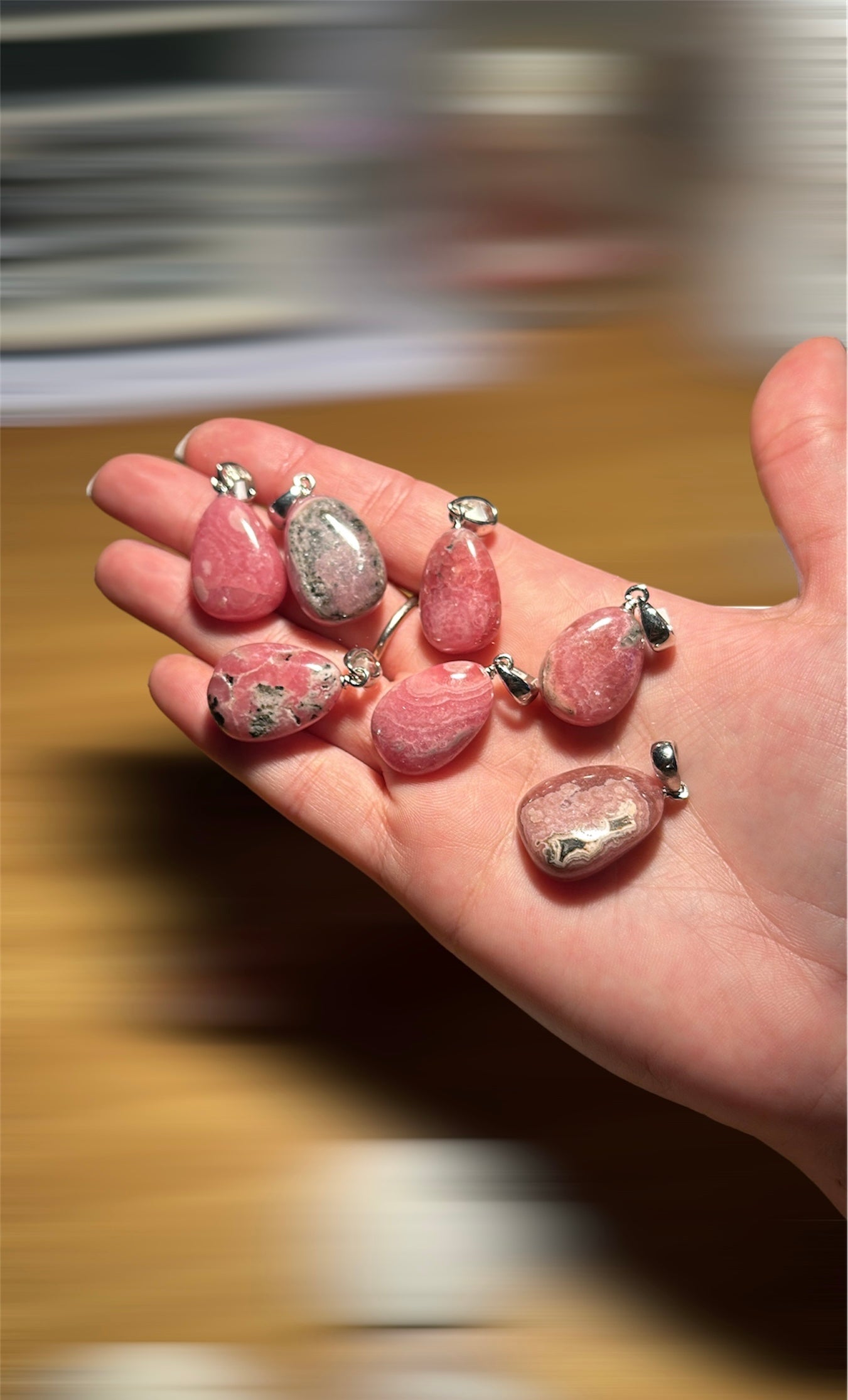 Ciondolo di Rodocrosite