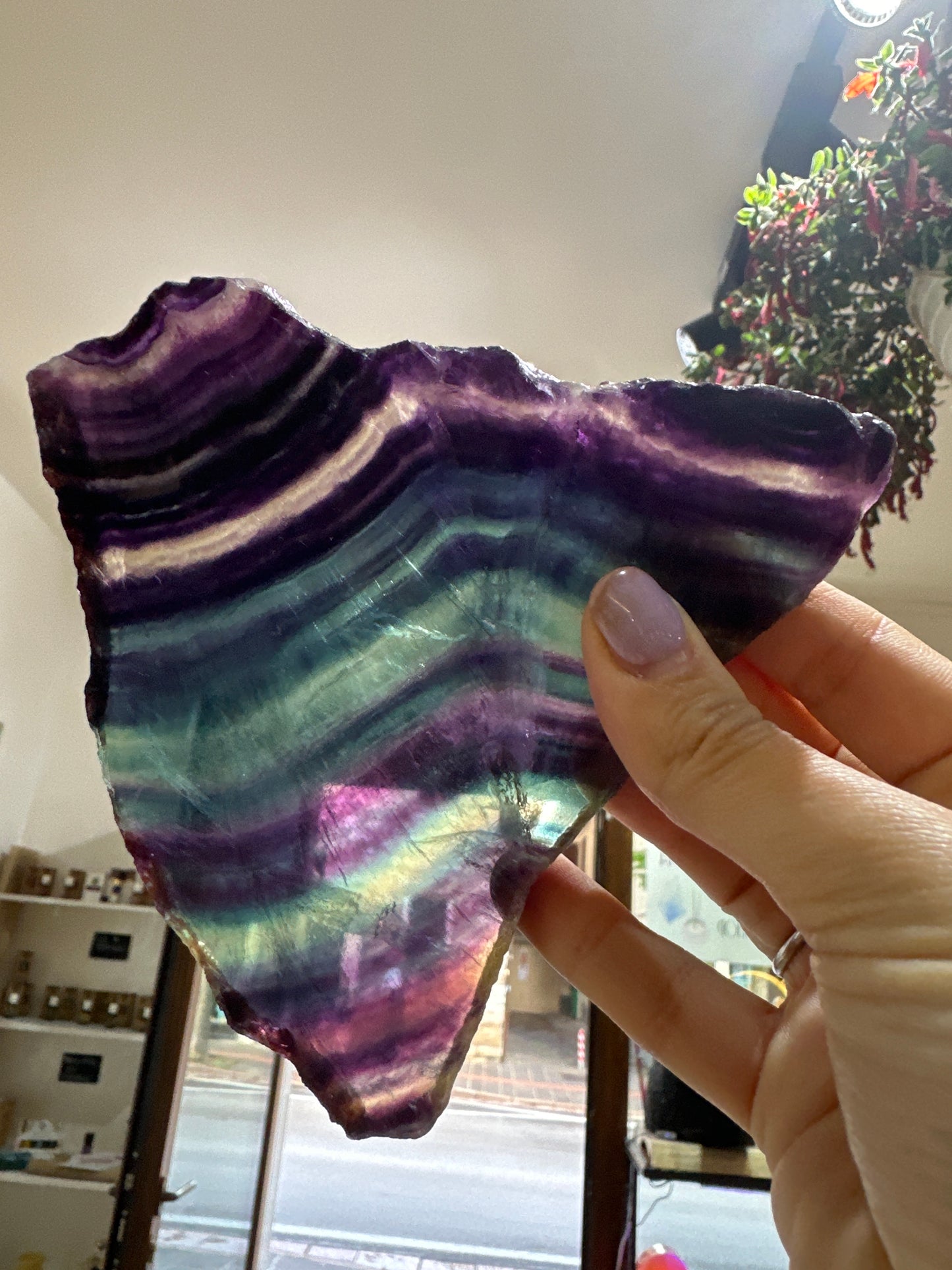 Fetta di Fluorite