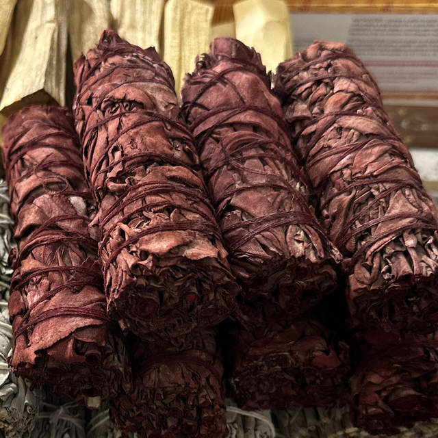 Salvia bianca con sangue di drago