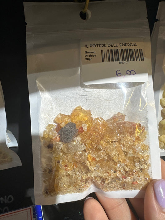Gomma Arabica Incenso in grani