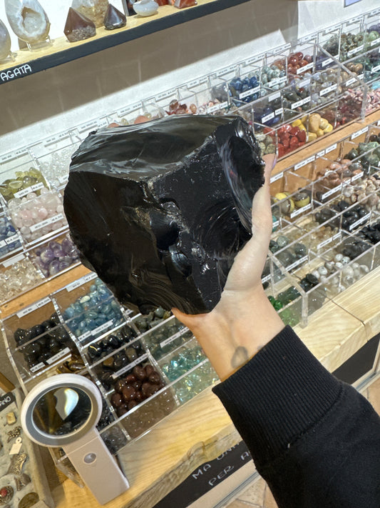 Ossidiana Nera grezza