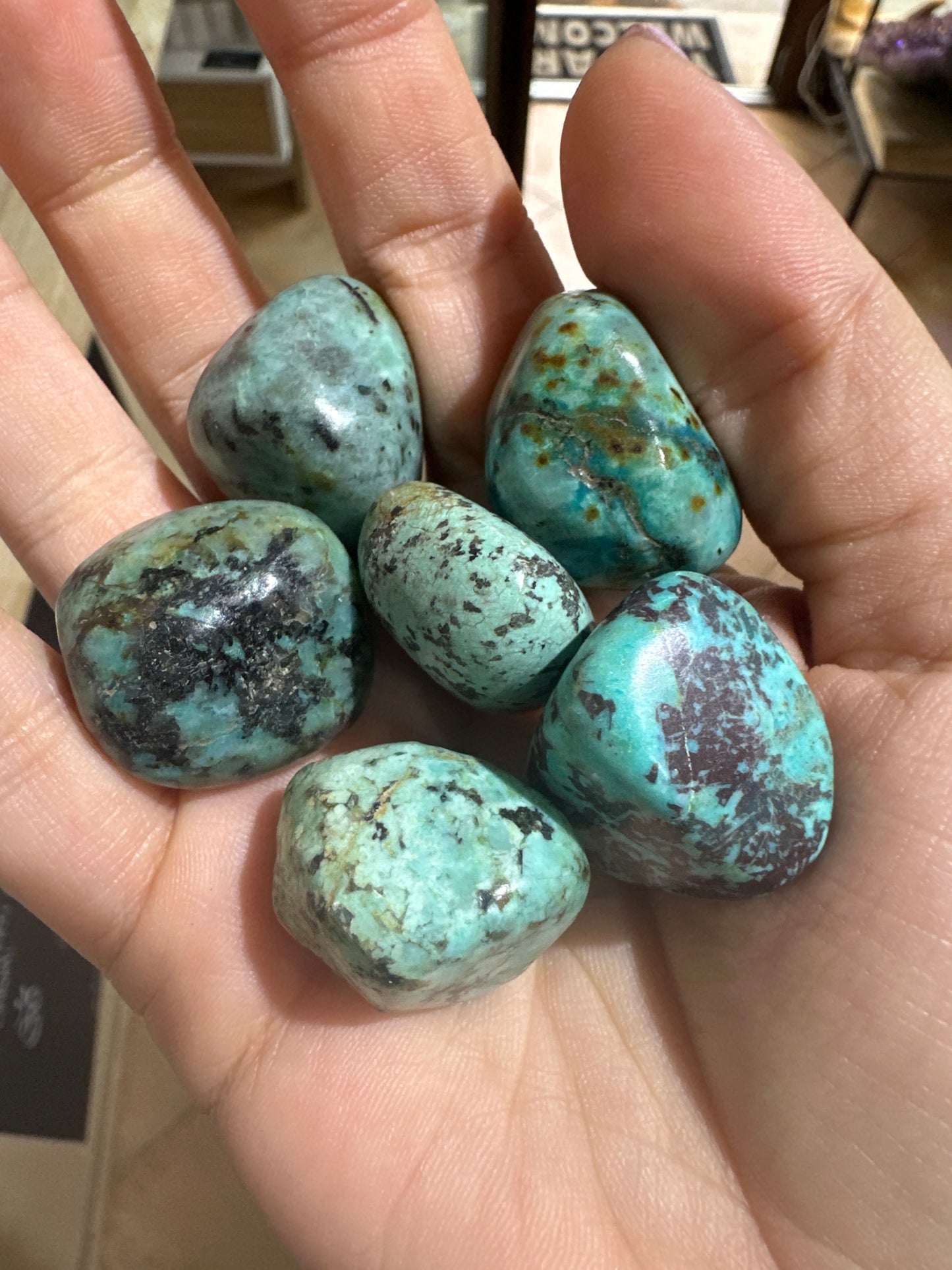 Turchese Africano burattato