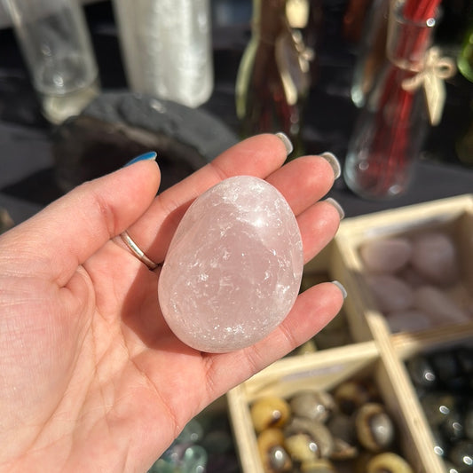 Quarzo rosa burattato taglia M