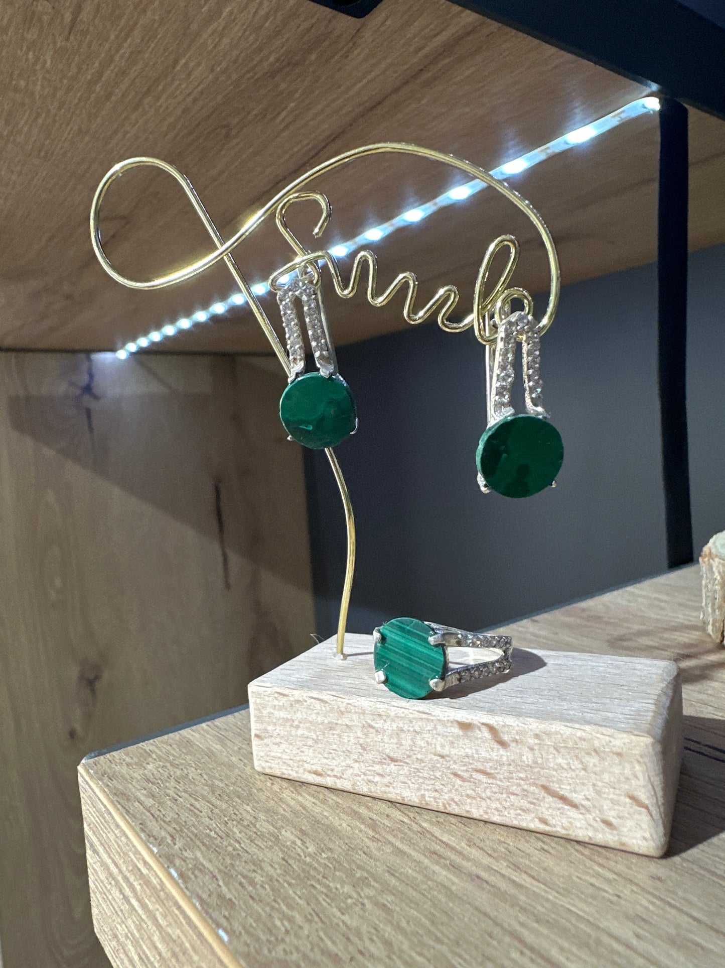 Parure di Malachite