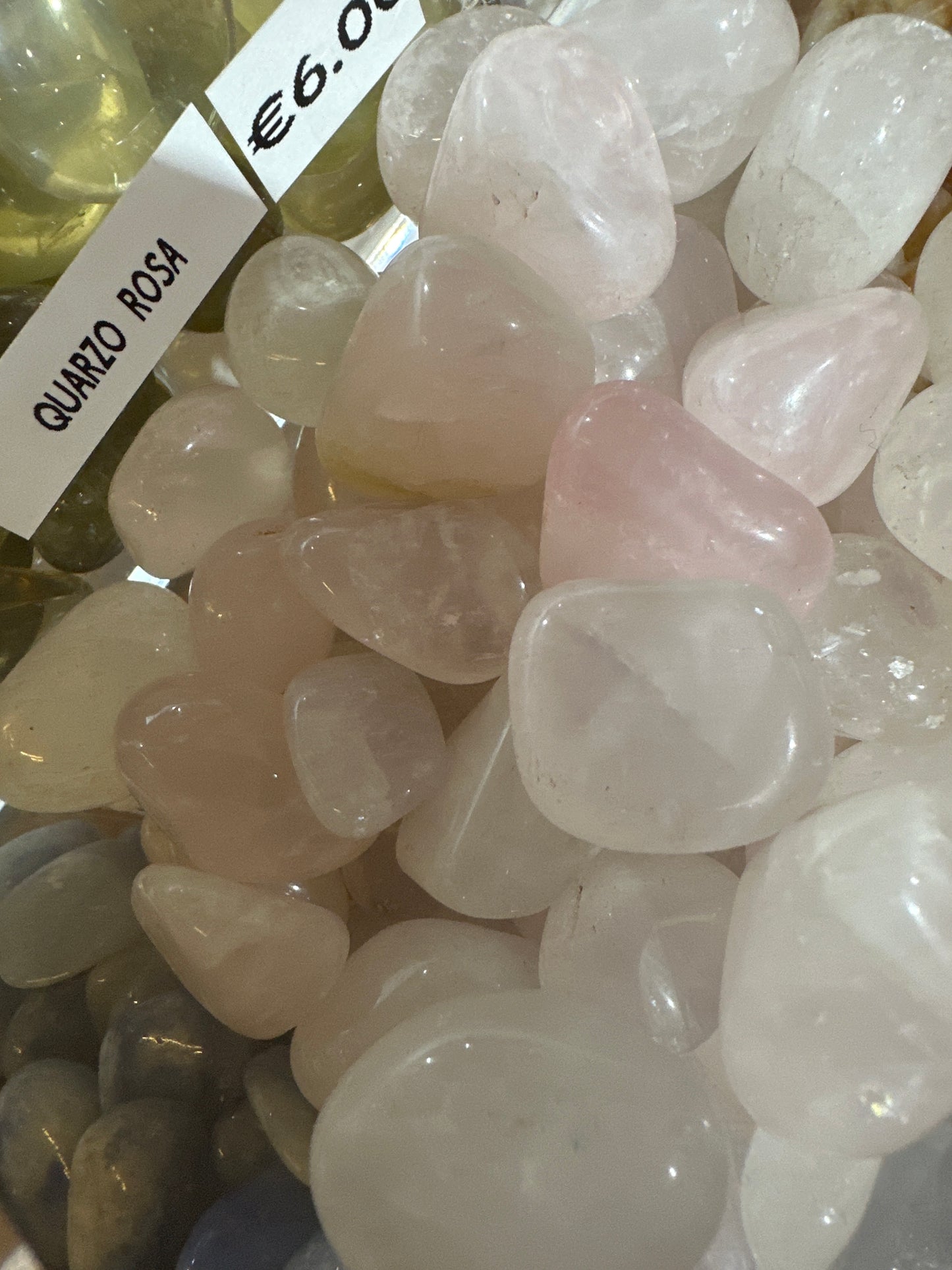 Quarzo Rosa burattato taglia S