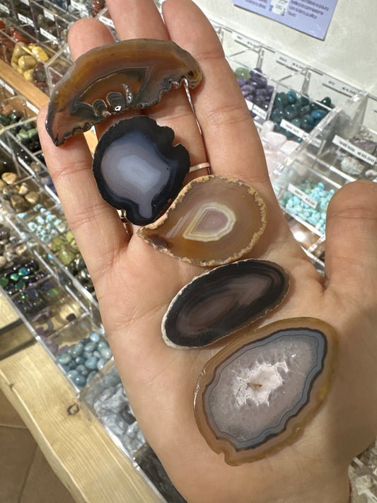 Fette di Agata naturale