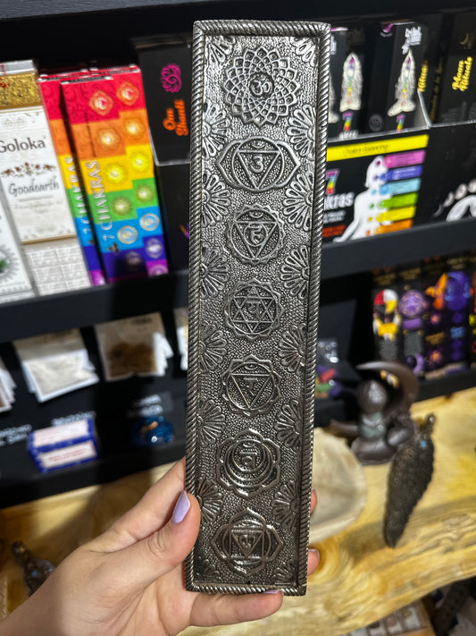 Porta incenso in Argento 7 chakra