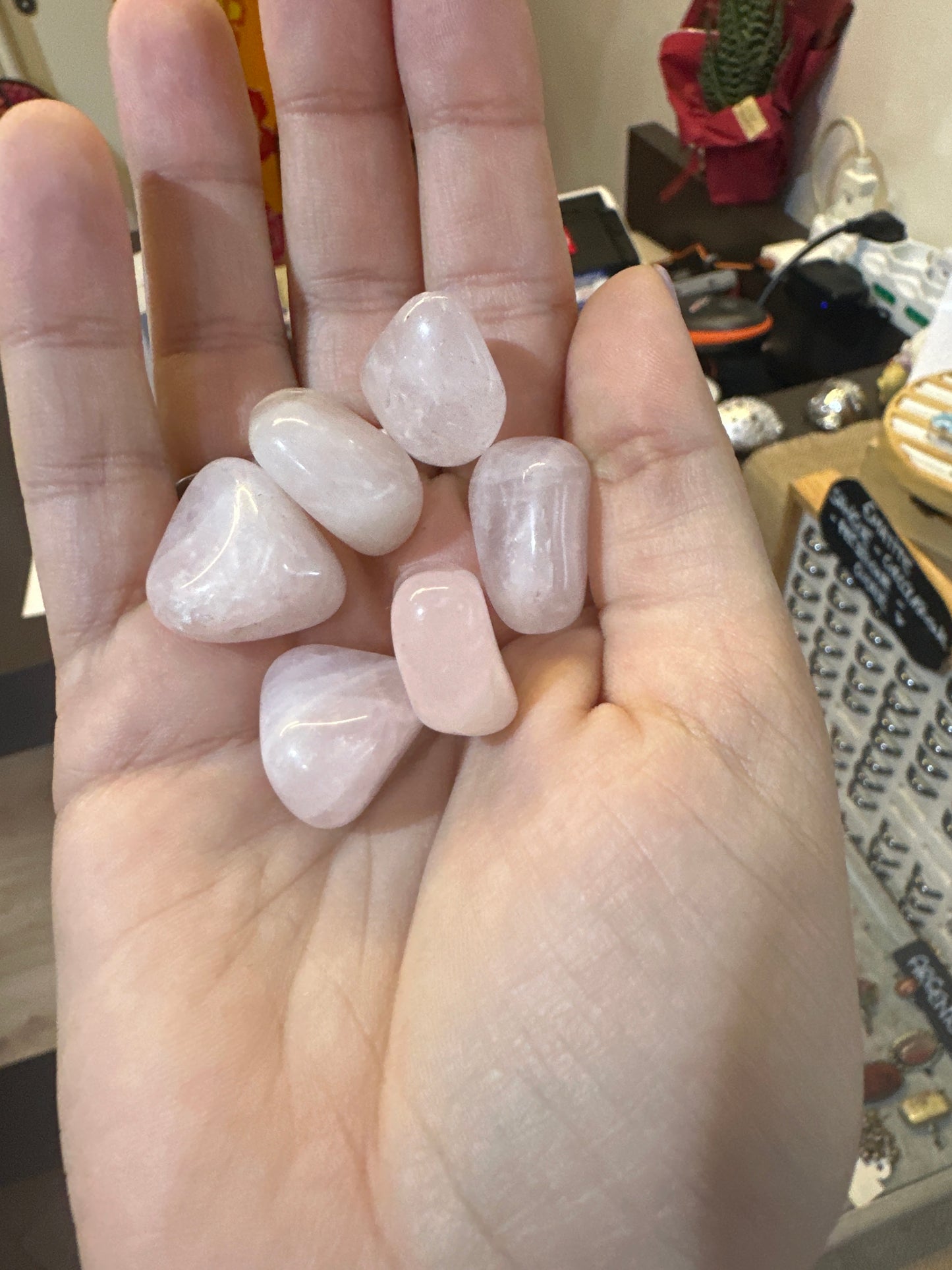 Quarzo Rosa burattato taglia S