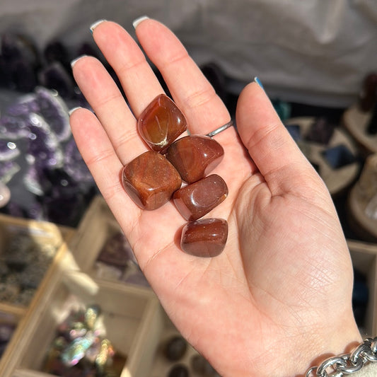 Agata corniola burattata