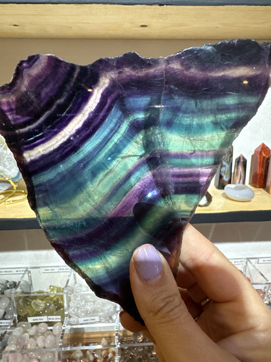 Fetta di Fluorite