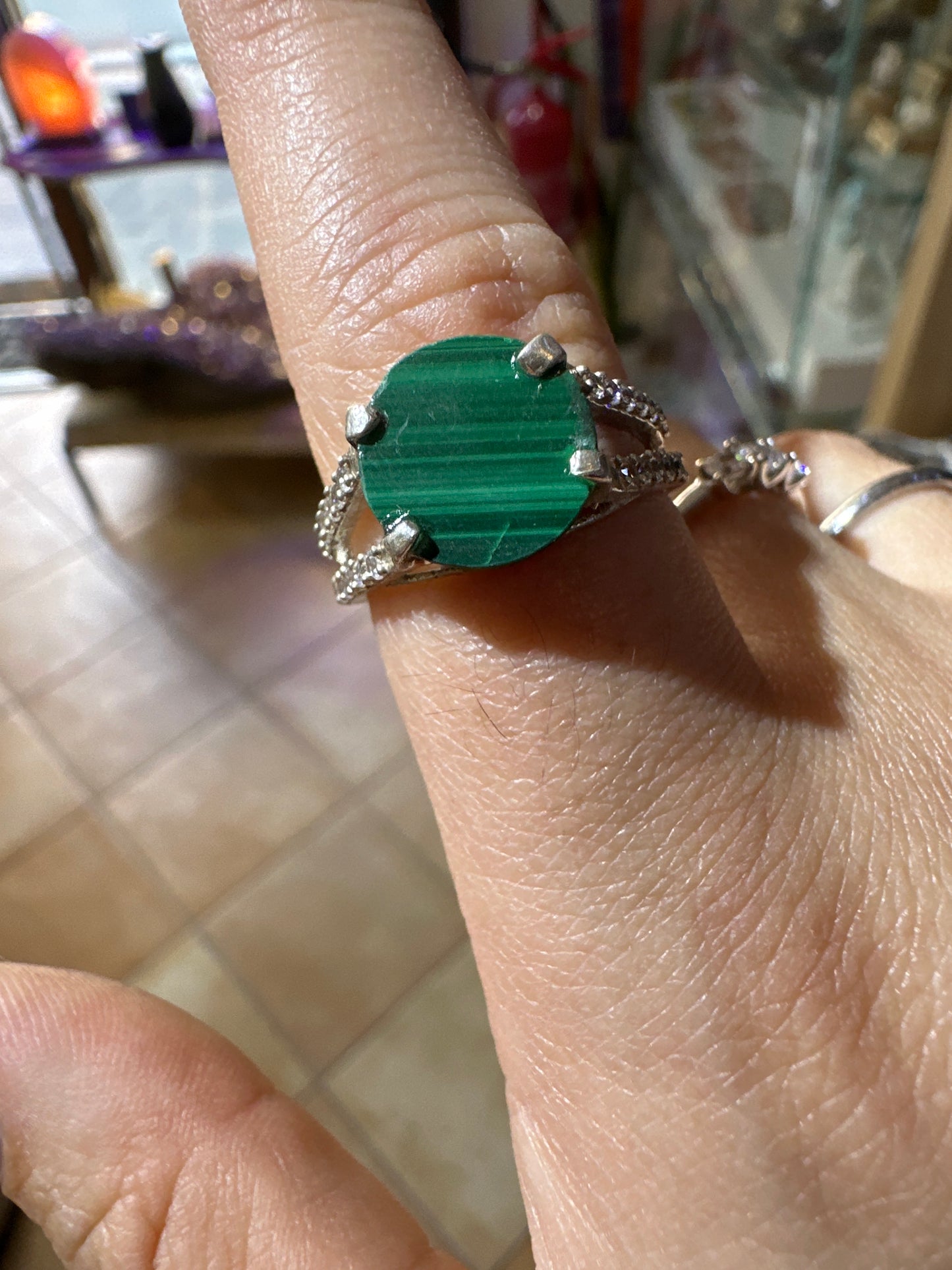 Parure di Malachite
