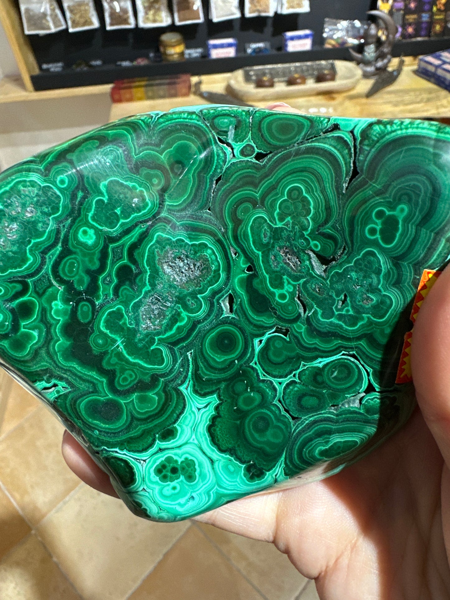 Malachite levigata Freeform